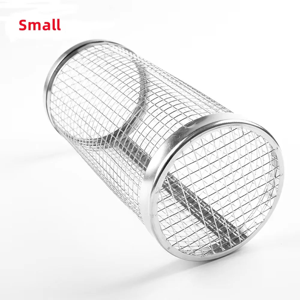 Stainless Steel Non Stick BBQ Grilling Basket for Easy Cooking - Smarsty