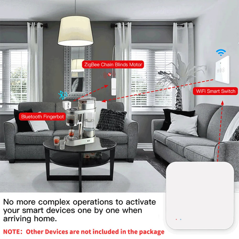 Tuya Zigbee Wireless Hub For Smart Home Automation - Smarsty