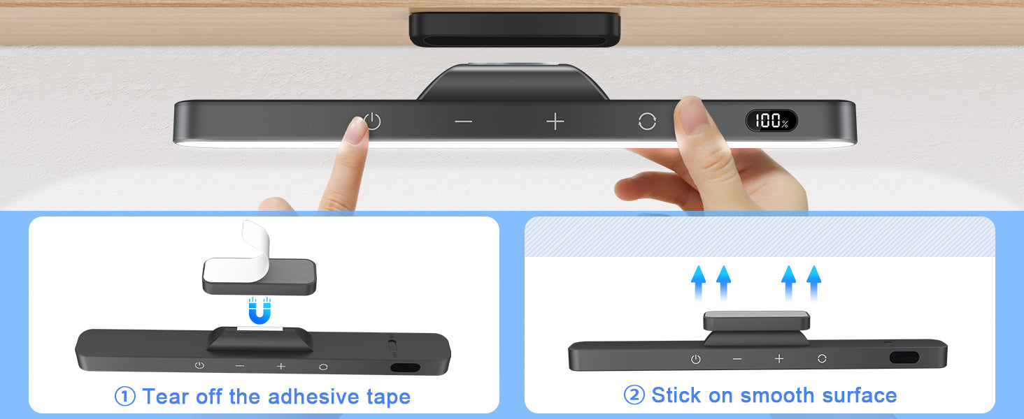 Rechargeable Touch Table Lamp with Magnetic Design - Smarsty