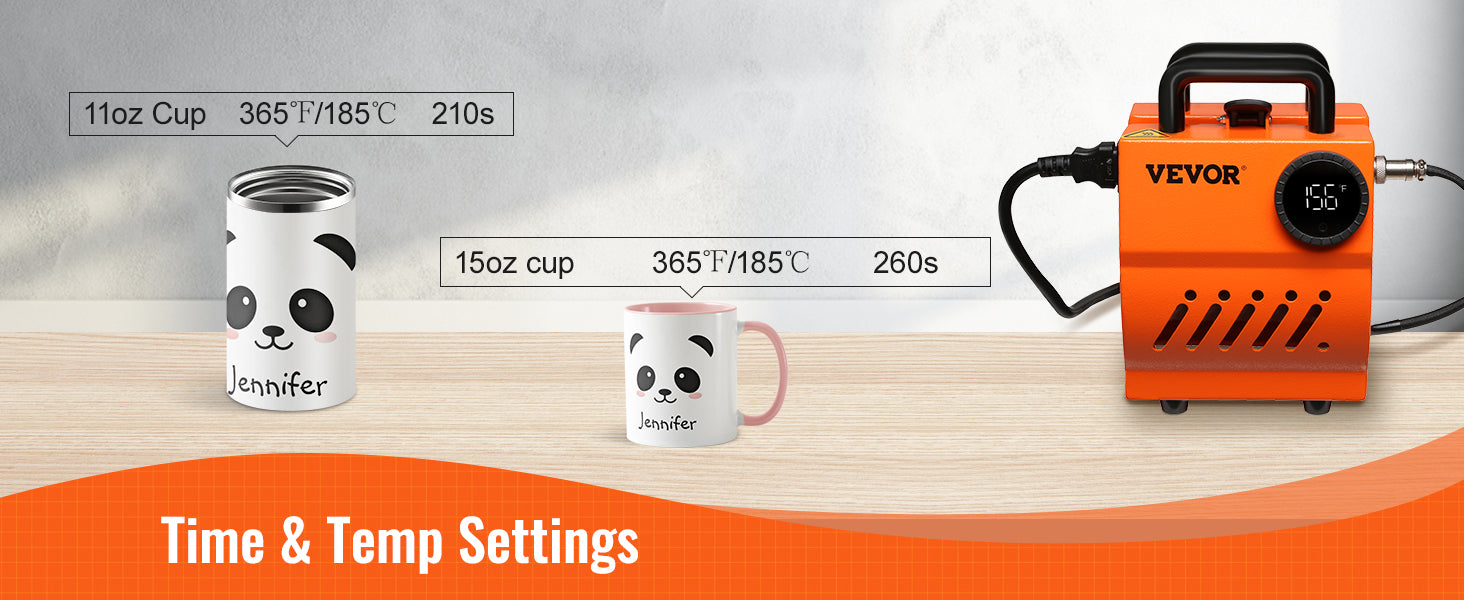 SucceBuy 11oz-15oz Mug Heat Press Mini Gift Ceramic Cup Presser Tumbler DIY Handheld Sublimation Blanks Auto Printing Machine