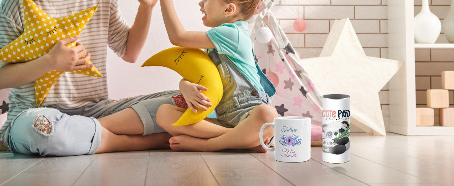 SucceBuy 11oz-15oz Mug Heat Press Mini Gift Ceramic Cup Presser Tumbler DIY Handheld Sublimation Blanks Auto Printing Machine