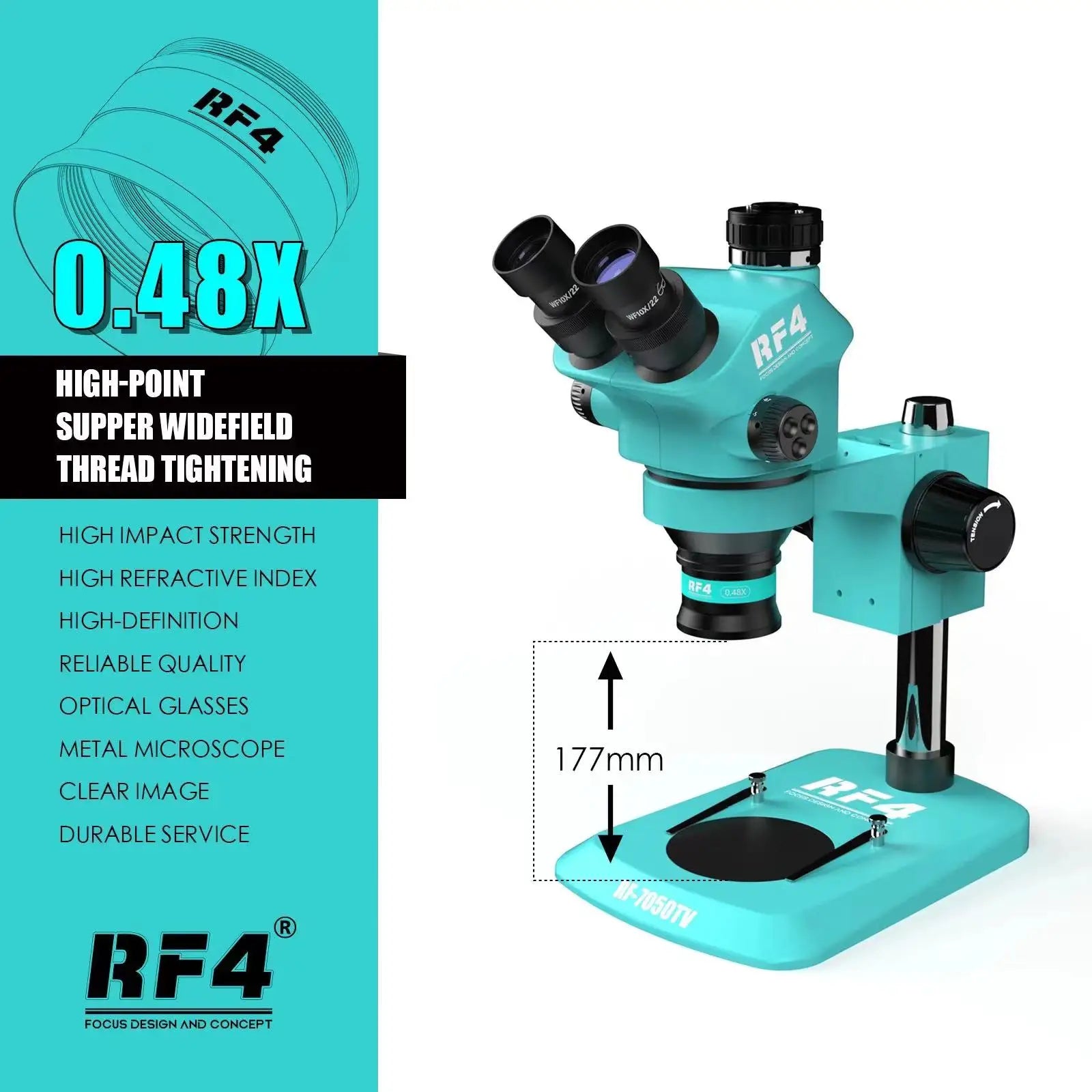 RF4 Auxiliary Microscope Lens for High Definition Imaging - Smarsty