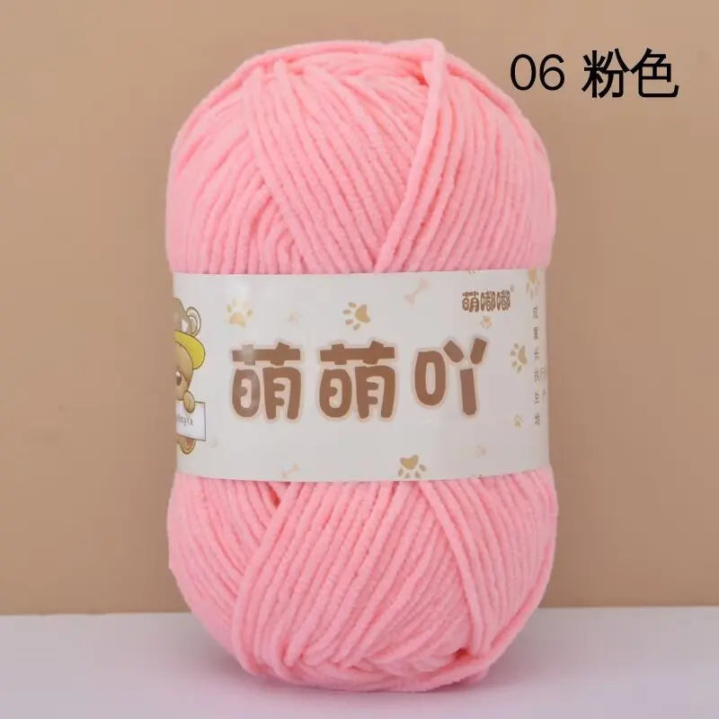 Matte Chenille Yarn for Handmade Crochet Projects - Smarsty