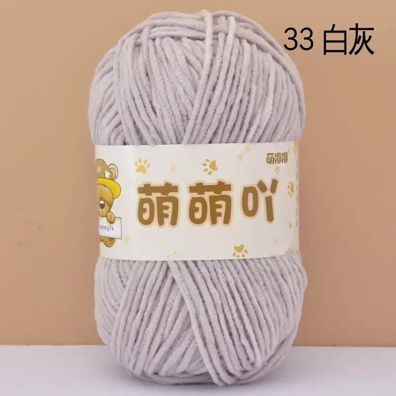 Matte Chenille Yarn for Handmade Crochet Projects - Smarsty