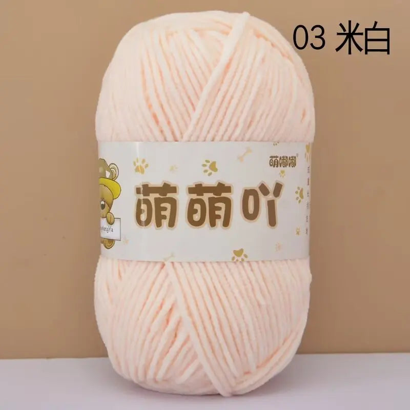 Matte Chenille Yarn for Handmade Crochet Projects - Smarsty