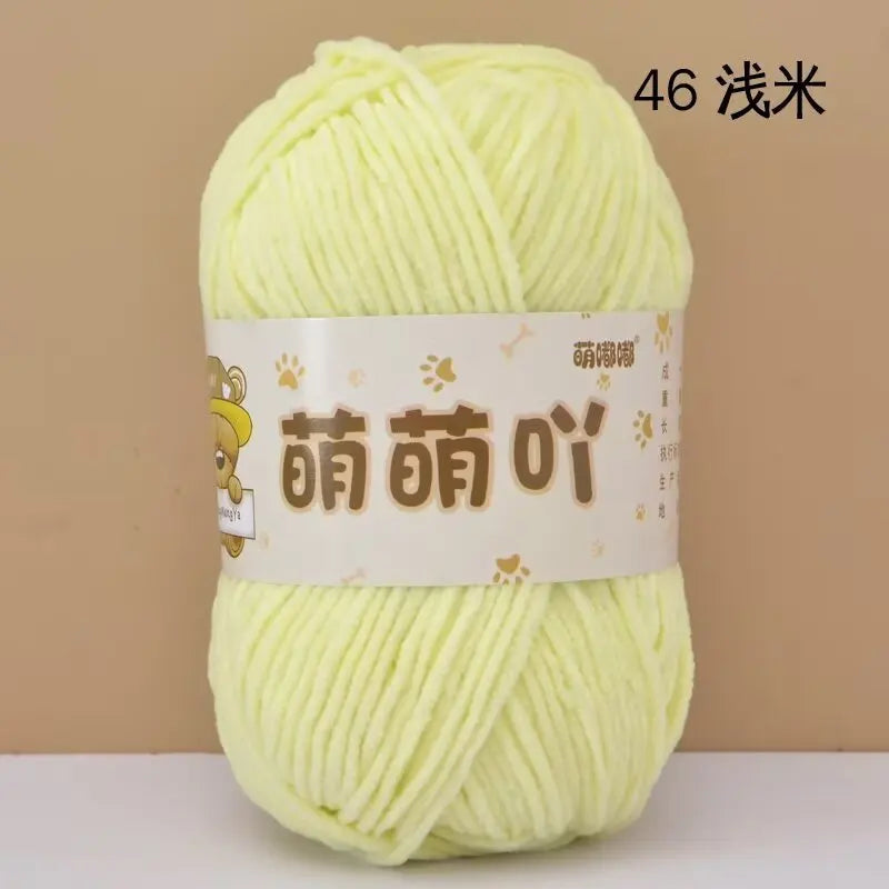 Matte Chenille Yarn for Handmade Crochet Projects - Smarsty