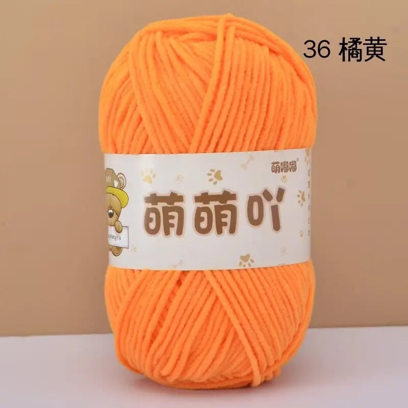 Matte Chenille Yarn for Handmade Crochet Projects - Smarsty