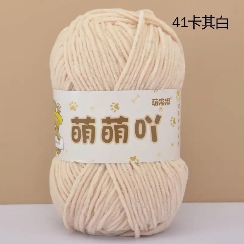 Matte Chenille Yarn for Handmade Crochet Projects - Smarsty