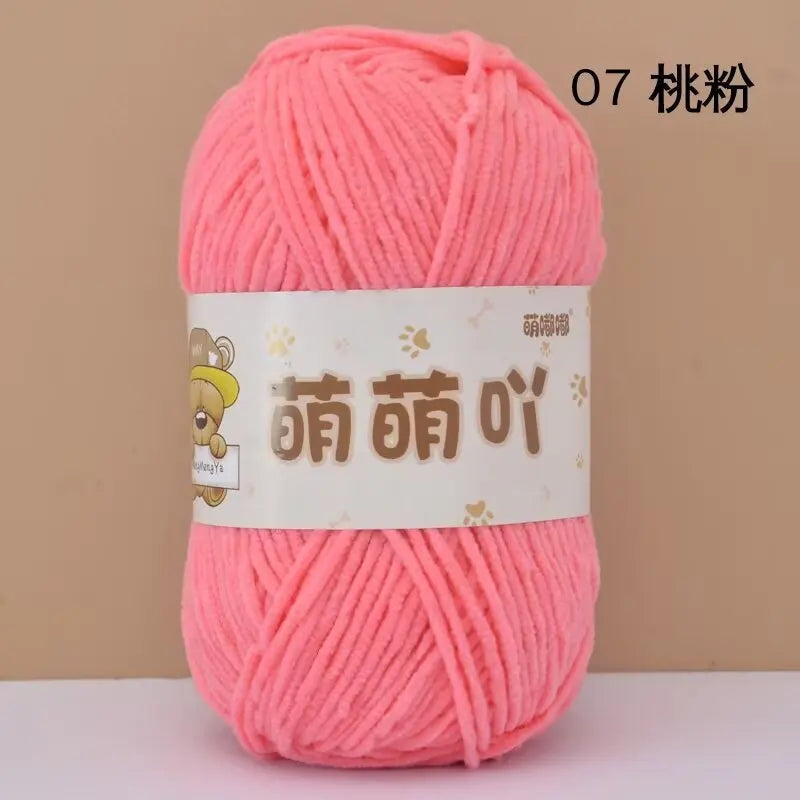 Matte Chenille Yarn for Handmade Crochet Projects - Smarsty