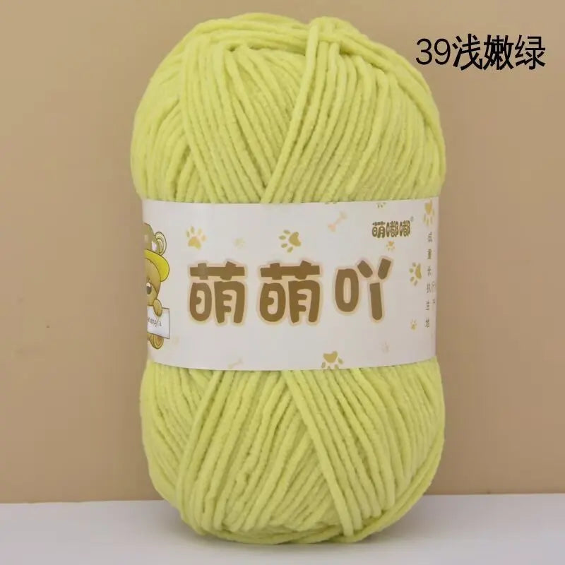 Matte Chenille Yarn for Handmade Crochet Projects - Smarsty
