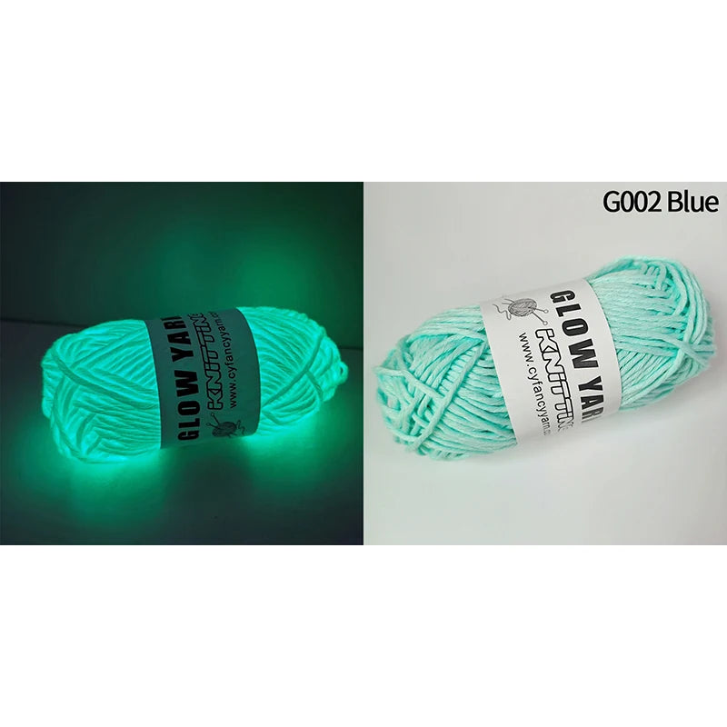 Glow In The Dark Luminous Yarn For Hand Knitting - Smarsty