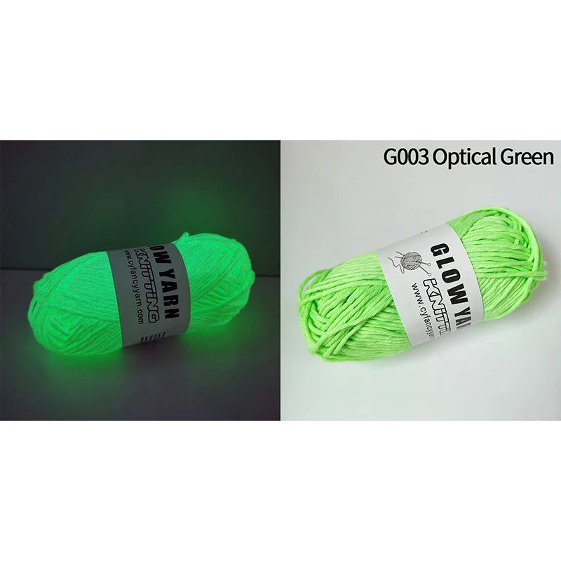Glow In The Dark Luminous Yarn For Hand Knitting - Smarsty