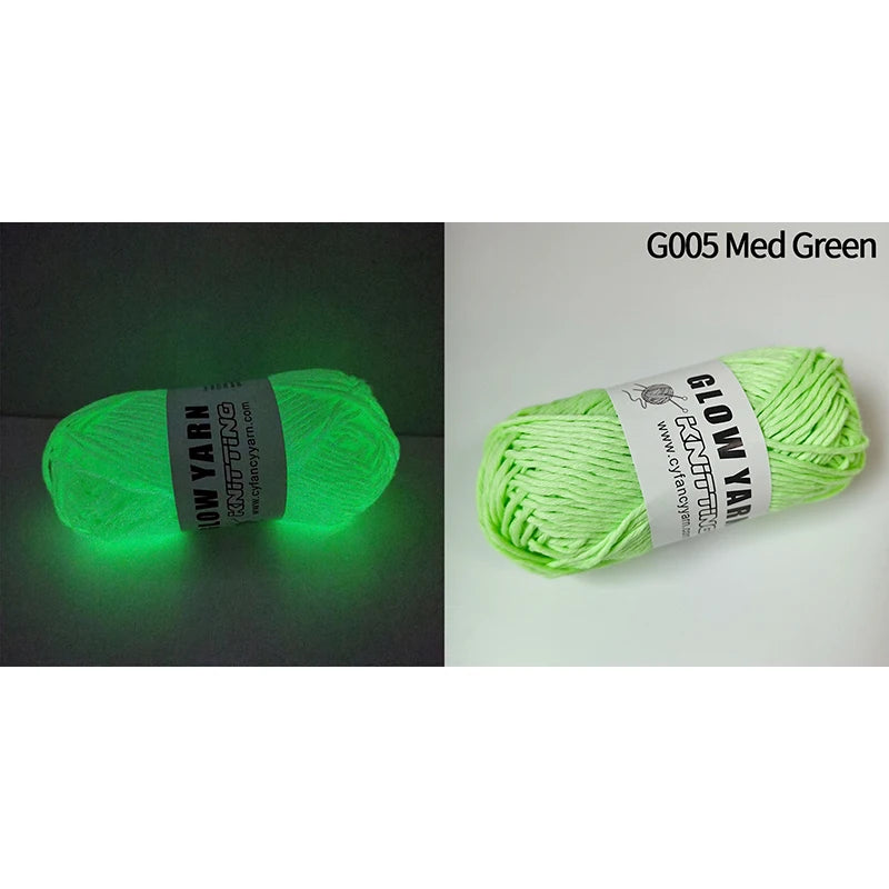 Glow In The Dark Luminous Yarn For Hand Knitting - Smarsty