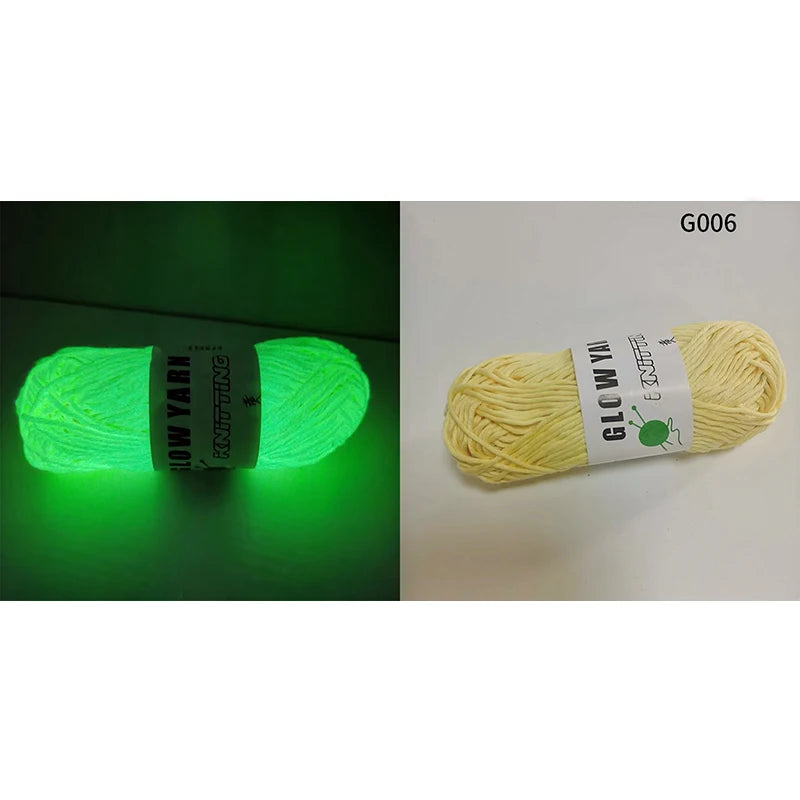 Glow In The Dark Luminous Yarn For Hand Knitting - Smarsty