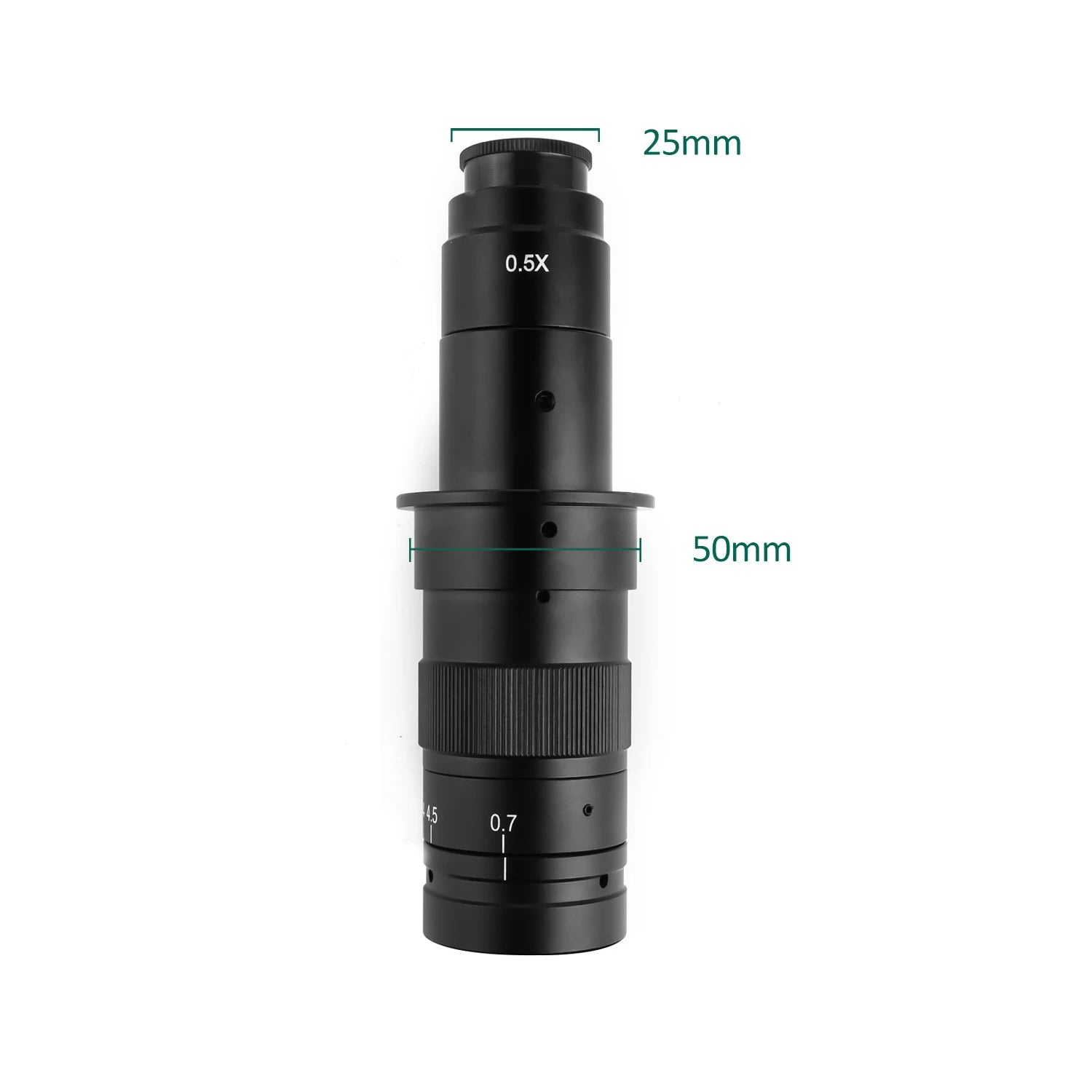 Adjustable 130X 150X 180X Microscope Zoom Lens - Smarsty