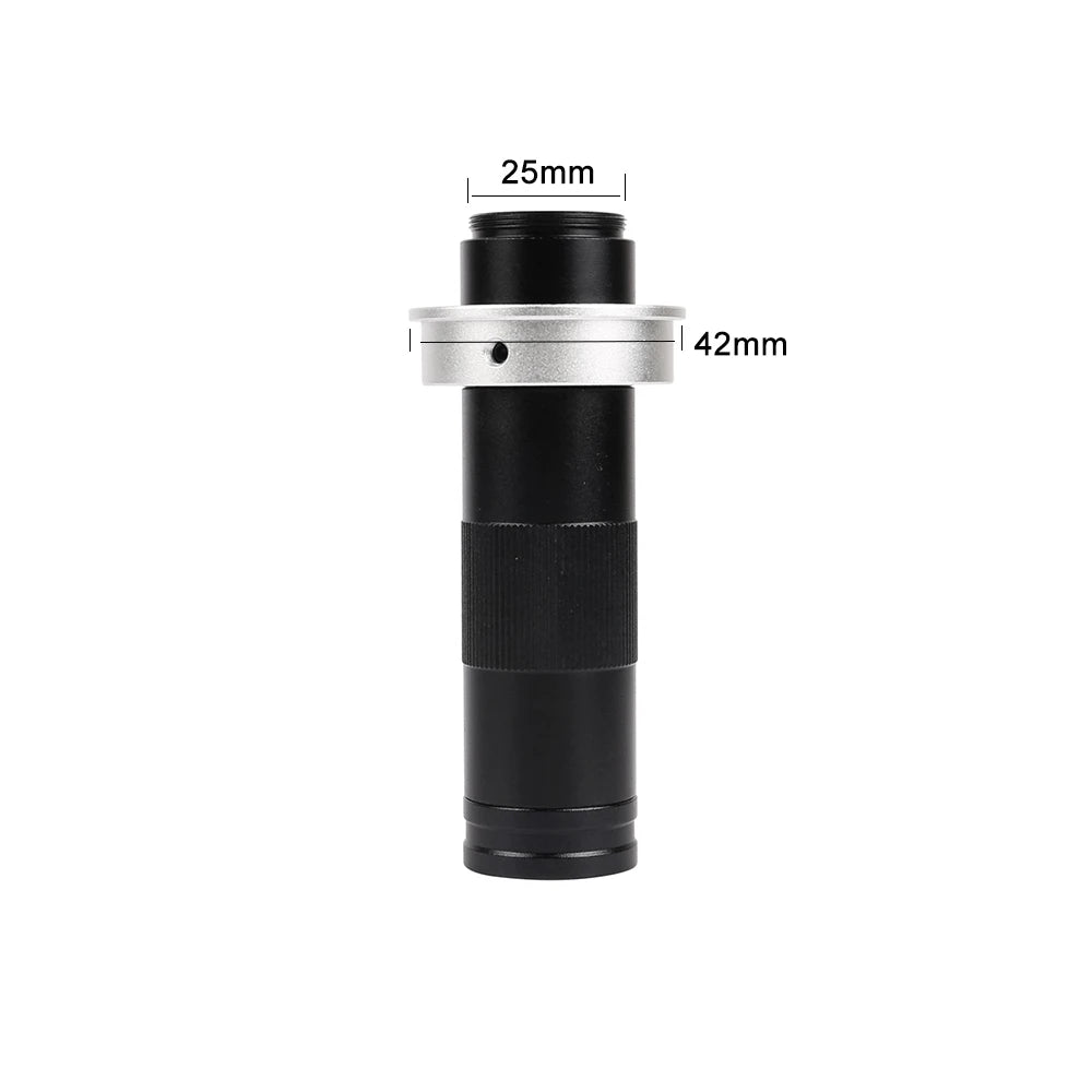 Adjustable 130X 150X 180X Microscope Zoom Lens - Smarsty