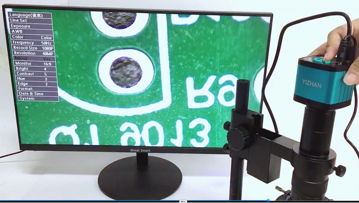 Adjustable 130X 150X 180X Microscope Zoom Lens - Smarsty