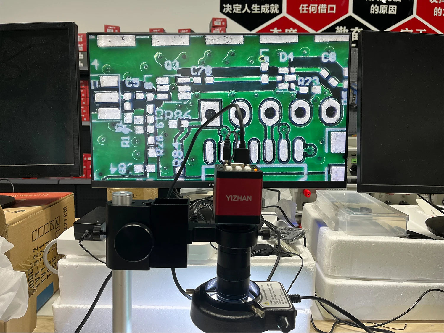 Adjustable 130X 150X 180X Microscope Zoom Lens - Smarsty