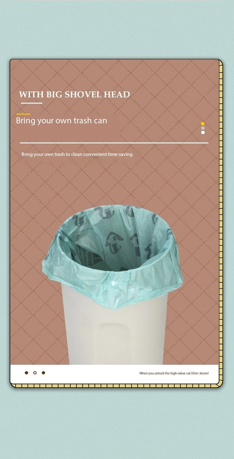 Cat Litter Scoop with Refill Bag for Easy Cleanup - Smarsty