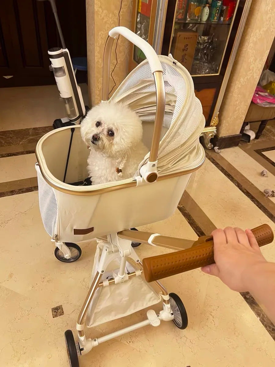 Foldable Dog and Cat Stroller for Easy Travel - Smarsty
