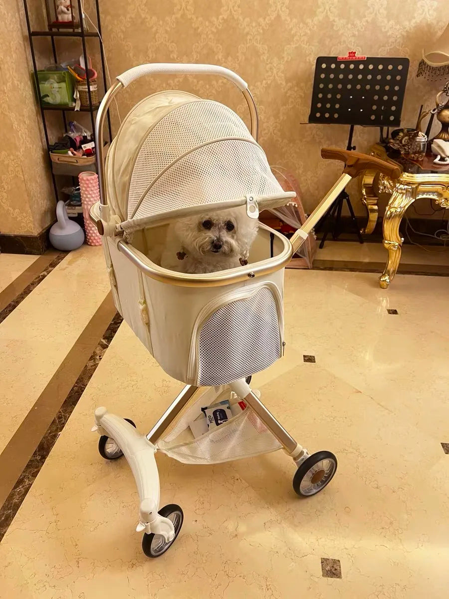 Foldable Dog and Cat Stroller for Easy Travel - Smarsty