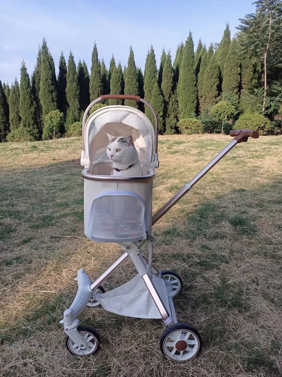 Foldable Dog and Cat Stroller for Easy Travel - Smarsty