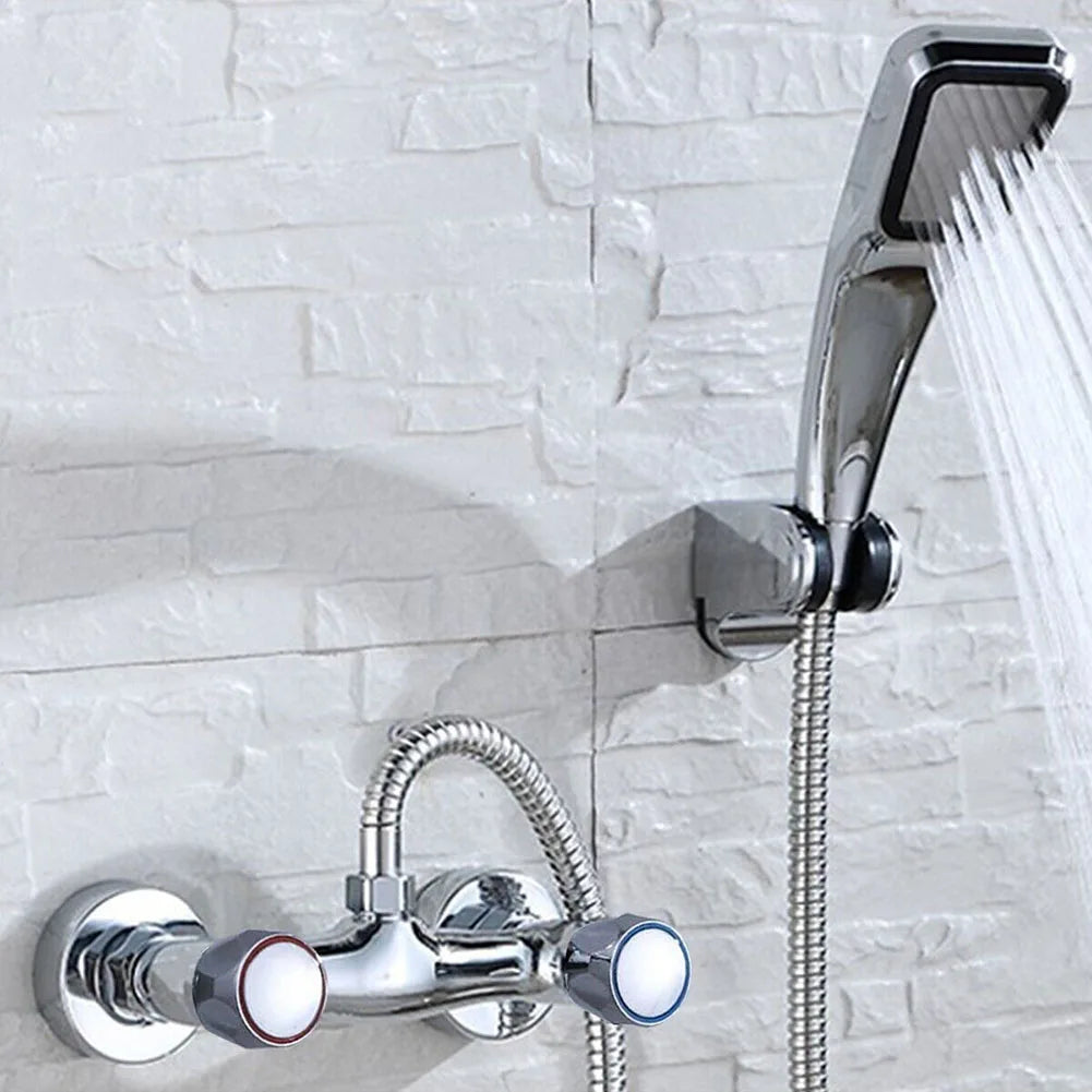 Chrome Plated Faucet Handle Replacement Set for Kitchen and Bathroom - Smarsty