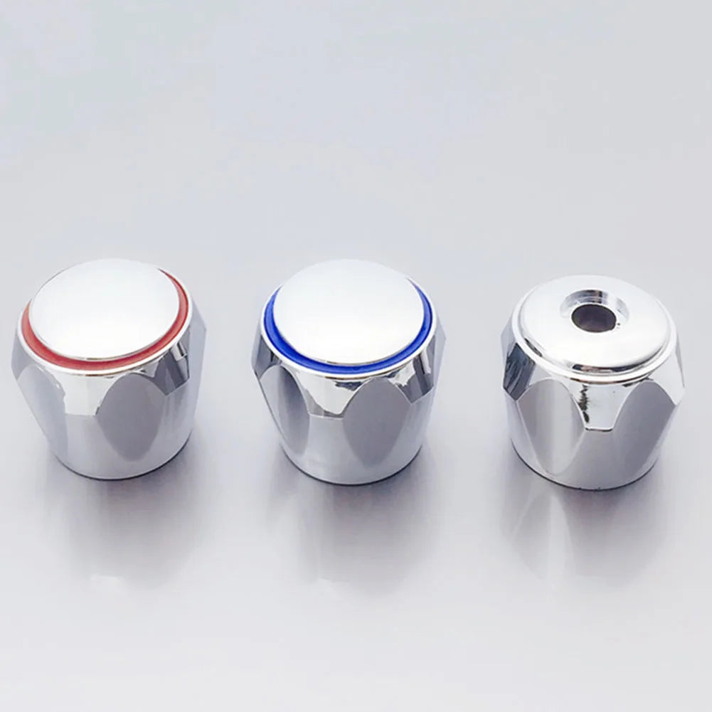 Chrome Plated Faucet Handle Replacement Set for Kitchen and Bathroom - Smarsty