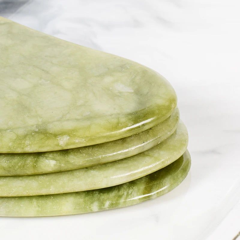 Natural Jade Gua Sha Scraper for Glowing Skin - Smarsty