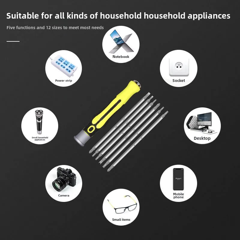 Multifunctional 12 In 1 Screwdriver Set for Precision Maintenance - Smarsty