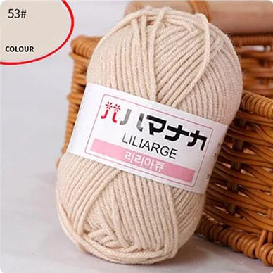 Soft Cotton Knitting Yarn for DIY Baby Sweaters - Smarsty