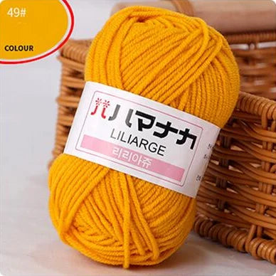 Soft Cotton Knitting Yarn for DIY Baby Sweaters - Smarsty