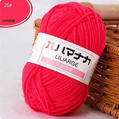 Soft Cotton Knitting Yarn for DIY Baby Sweaters - Smarsty
