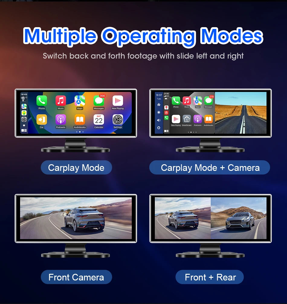 4K Carplay & Android Auto GPS Navigation - Smarsty
