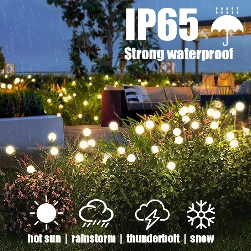 Solar Firefly LED Outdoor Lights for Garden Decor - Smarsty