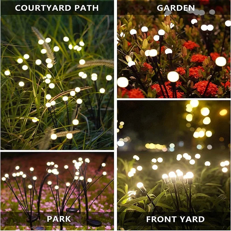 Solar Firefly LED Outdoor Lights for Garden Decor - Smarsty