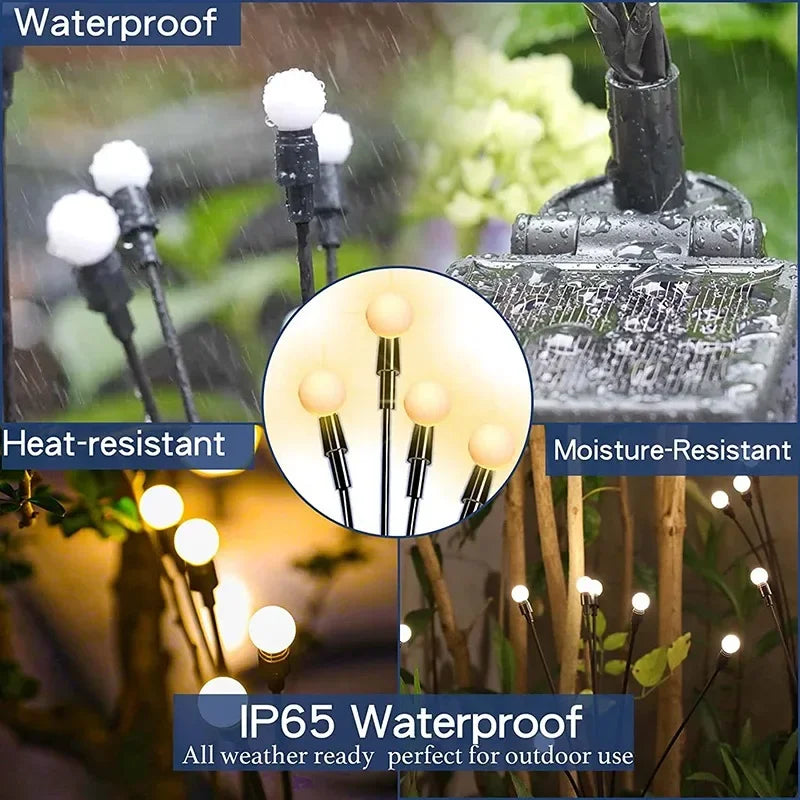 Solar Firefly LED Outdoor Lights for Garden Decor - Smarsty
