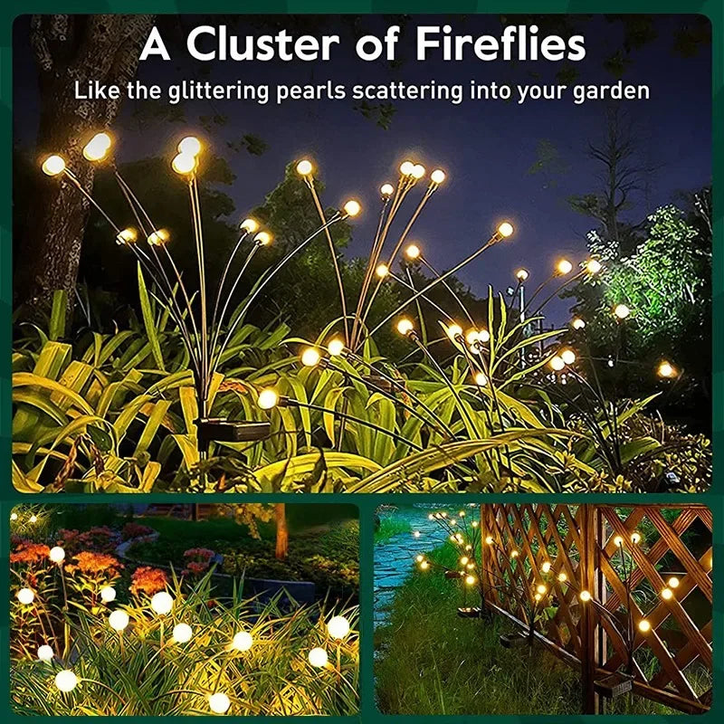 Solar Firefly LED Outdoor Lights for Garden Decor - Smarsty