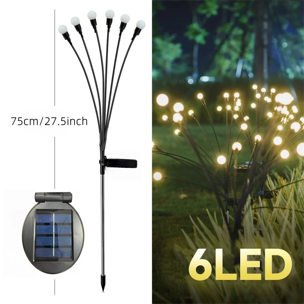 Solar Firefly LED Outdoor Lights for Garden Decor - Smarsty