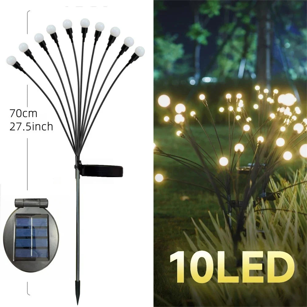 Solar Firefly LED Outdoor Lights for Garden Decor - Smarsty