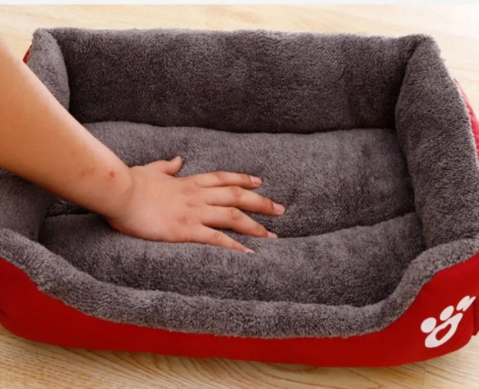 Large Dog Bed Washable Waterproof Plush Sofa - Smarsty