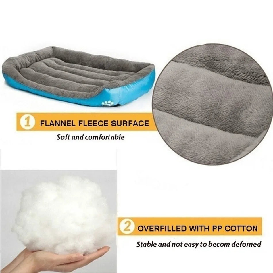Large Dog Bed Washable Waterproof Plush Sofa - Smarsty