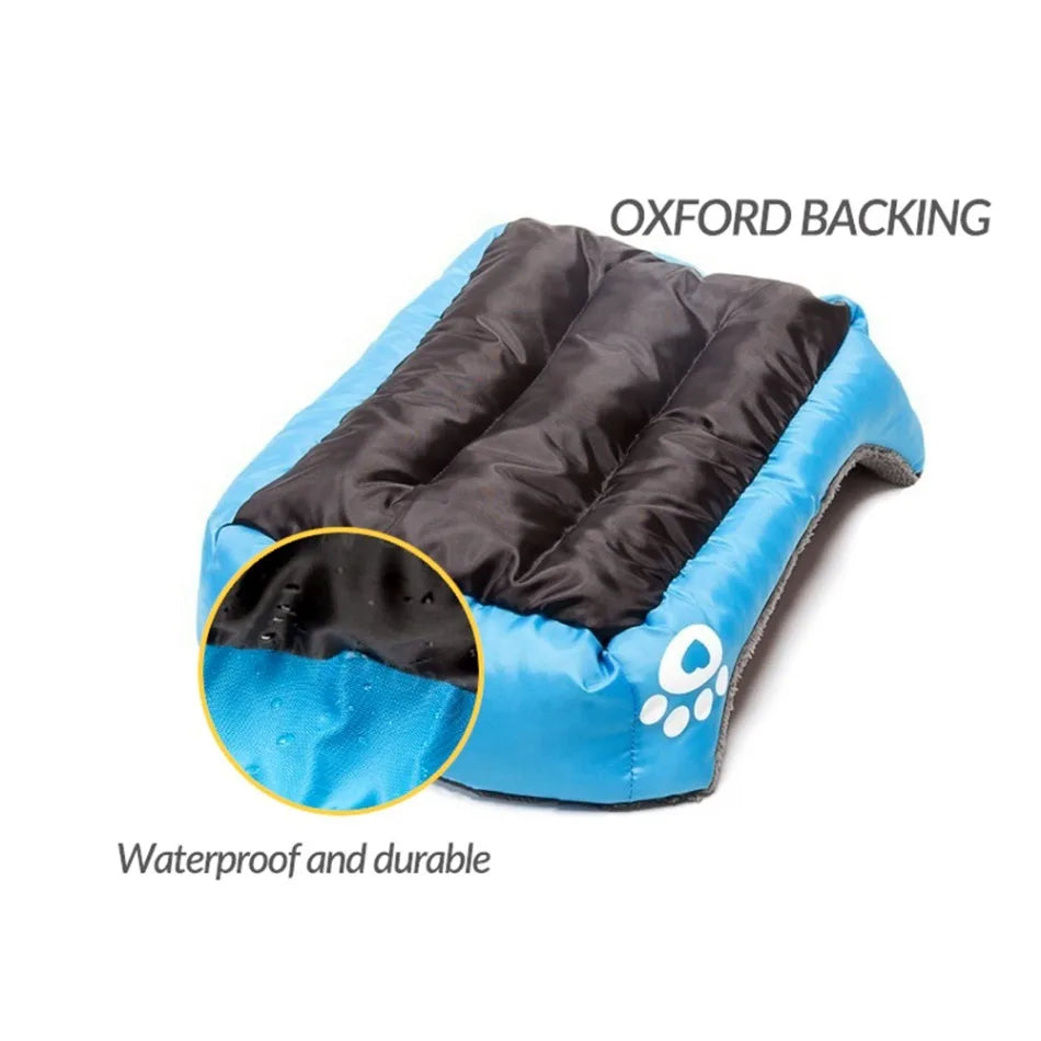 Large Dog Bed Washable Waterproof Plush Sofa - Smarsty