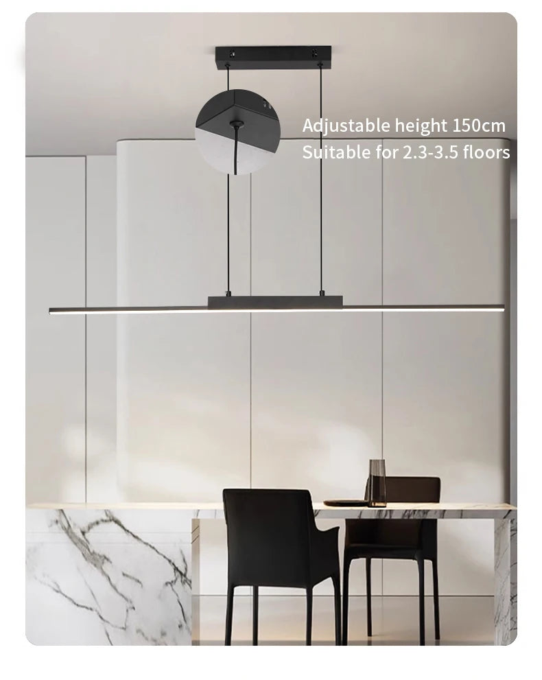 Modern Pendant Lights for Dining Room with Dimmable LED - Smarsty