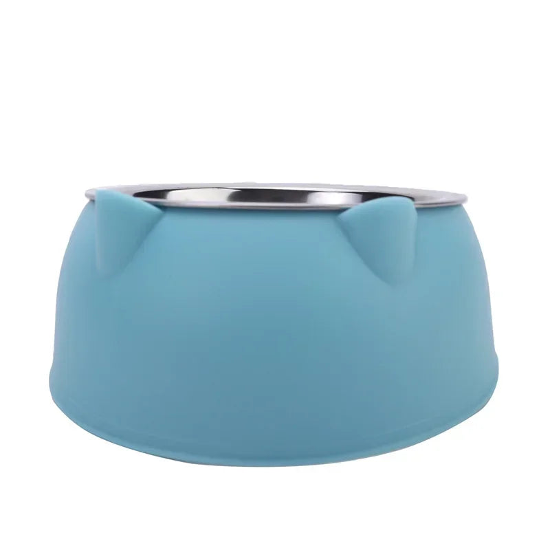 Stainless Steel Cat Bowl with Inclined Design for Easy Feeding - Smarsty