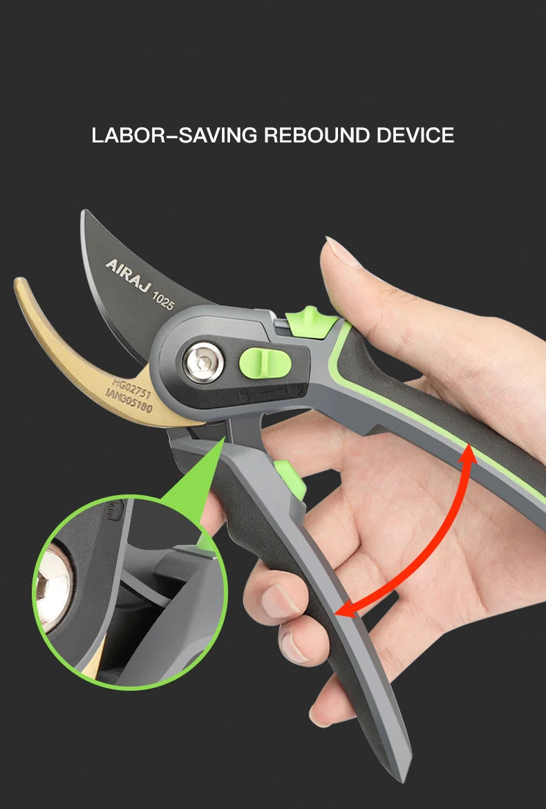 Ergonomic Garden Pruning Shears for Effortless Cutting - Smarsty