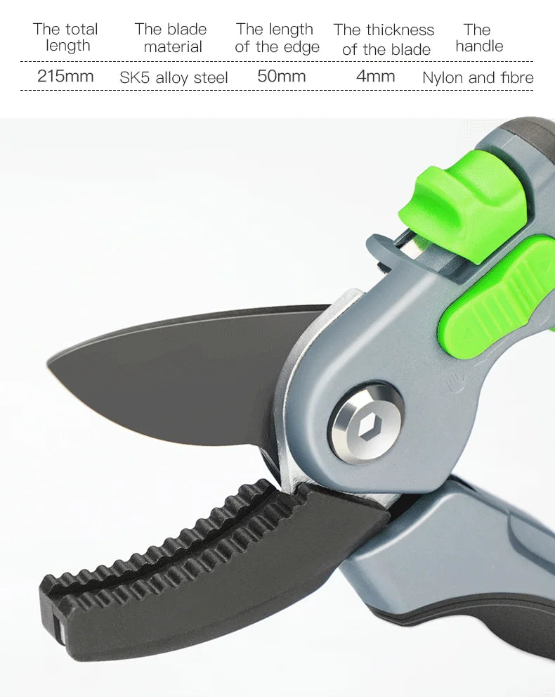 Ergonomic Garden Pruning Shears for Effortless Cutting - Smarsty