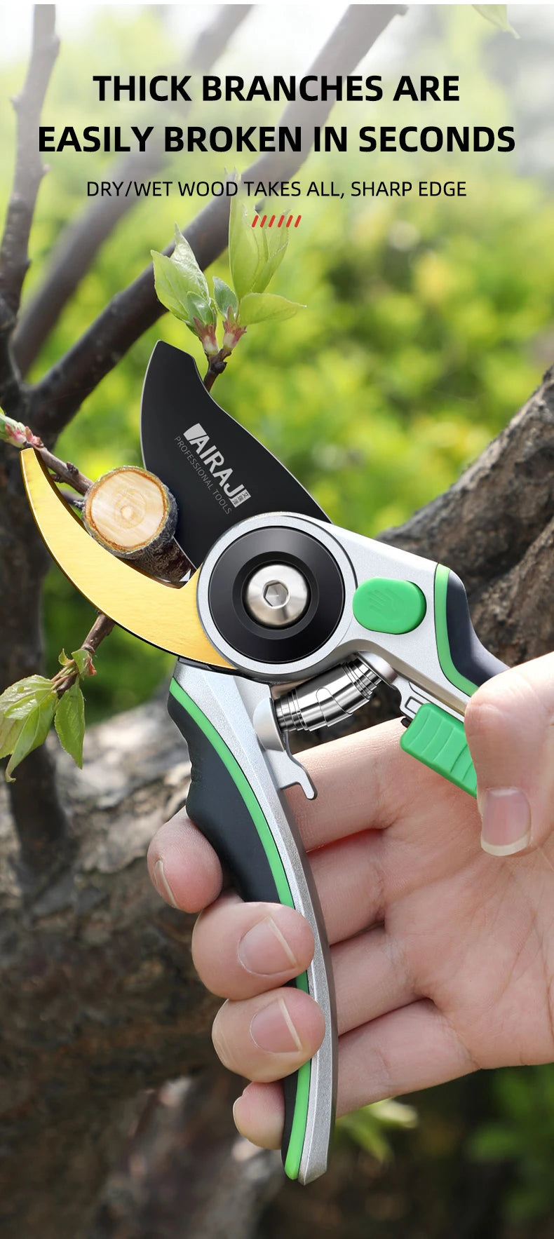 Labor Saving Pruning Shears for Effortless Gardening - Smarsty