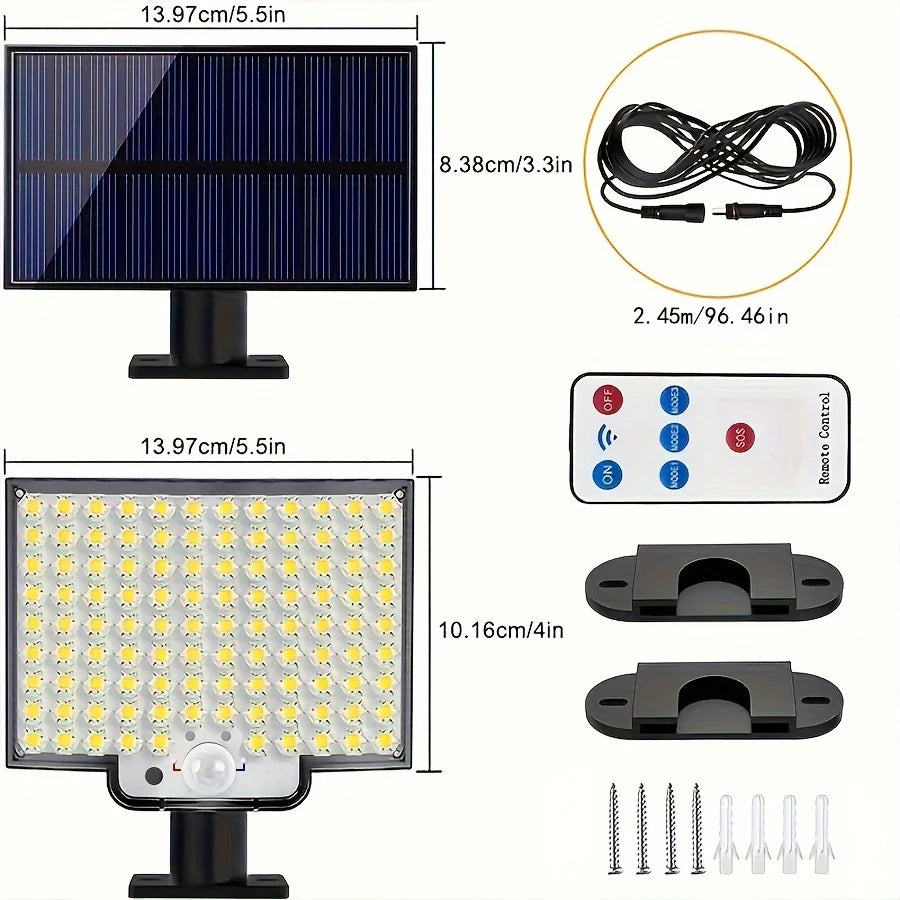 3 Modes Waterproof Solar Motion Sensor Lights - Smarsty