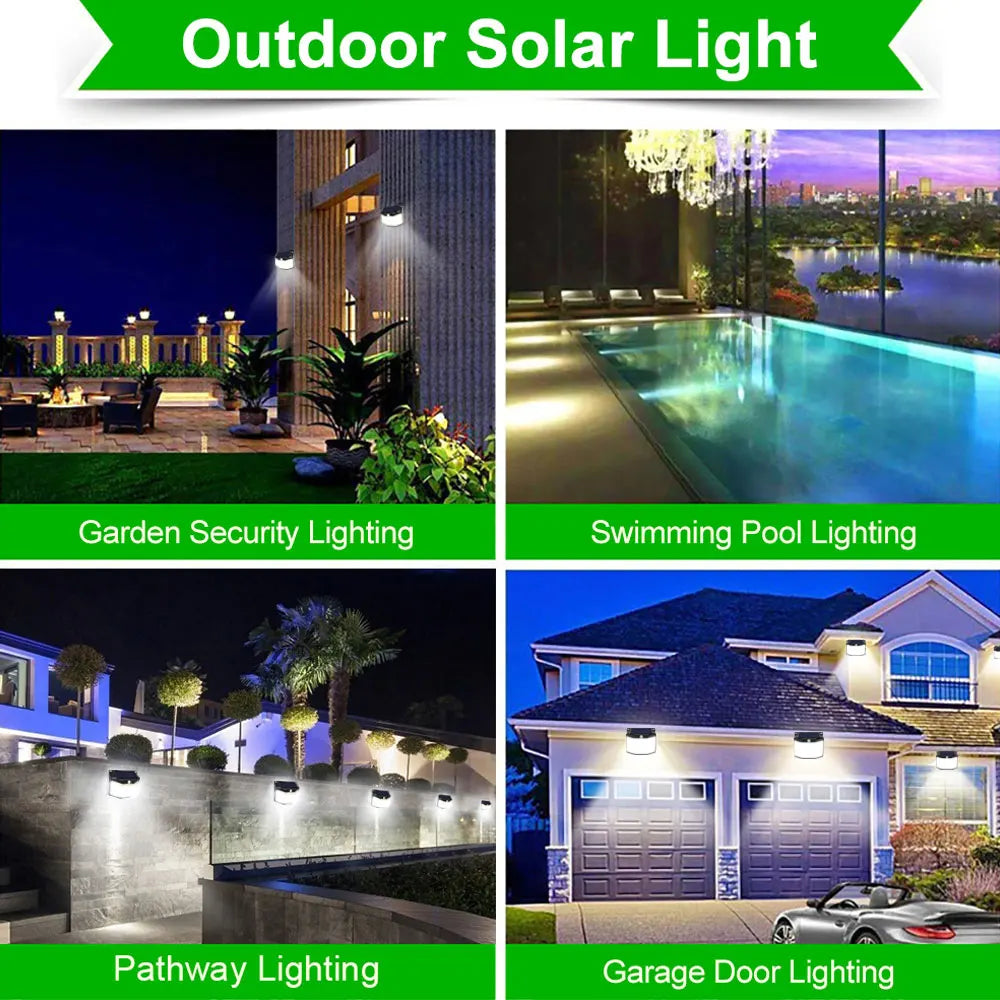 3 Modes Waterproof Solar Motion Sensor Lights - Smarsty